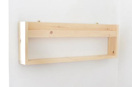 cómo hacer un estante-revistero de madera