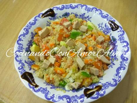 Ensalada de Quinoa al Foie