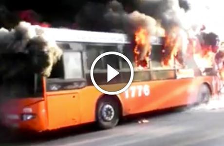 Se incendia otro autobús de fabricación china en La Habana