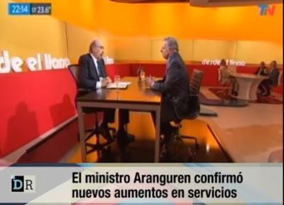 Vuelve el tarifazo: el ministro Aranguren confirmó nuevos aumentos en servicios públicos