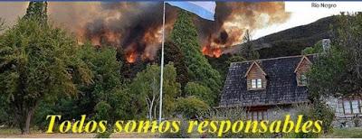 Incendio en Lago Puelo (Chubut)