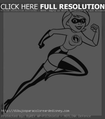 dibujos de los increibles para imprimir