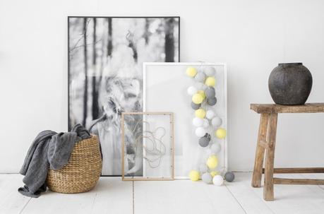 luces navidad luces en cadena luces bolas algodon Irislights Guirnaldas de luces guirnaldas de bolas diseño sueco diseño nórdico decoración interiores accesorios hogar 