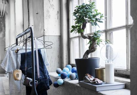 luces navidad luces en cadena luces bolas algodon Irislights Guirnaldas de luces guirnaldas de bolas diseño sueco diseño nórdico decoración interiores accesorios hogar 