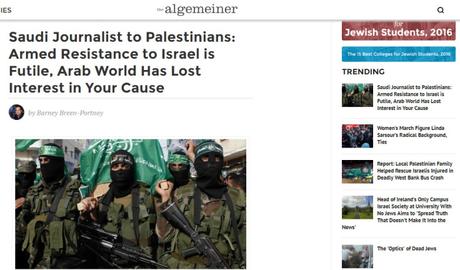 Periodista árabe a los palestinos: la lucha armada es inútil.