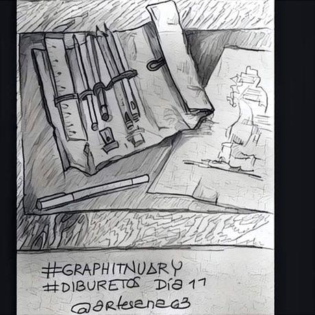#graphitnuary2017 #DibuRetosDía 11 Por el placer de dibujar lápiz y papel
