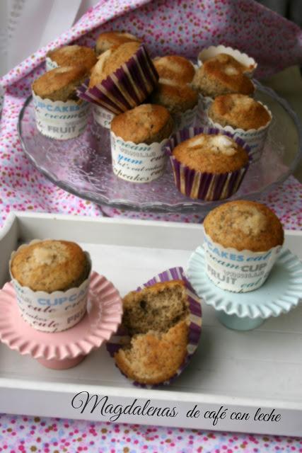 Magdalenas de café con leche