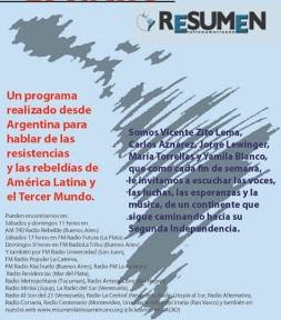 Resumen Latinoamericano Radio: 27-1-17 [+ audio]