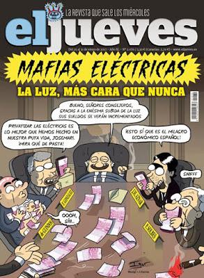 Suben la luz y las olas de protestas.