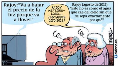 Suben la luz y las olas de protestas.