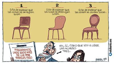 Suben la luz y las olas de protestas.