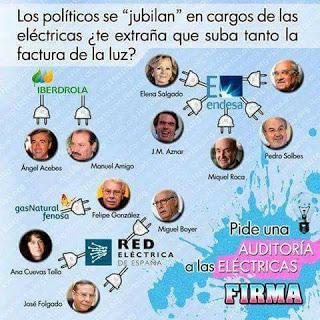 Suben la luz y las olas de protestas.