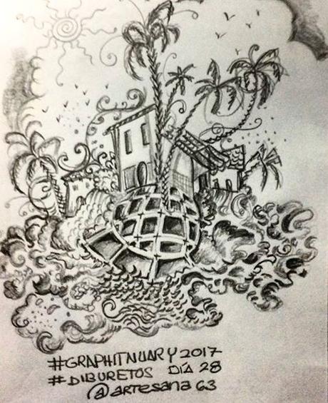 #graphitnuary2017 #DibuRetosDía 28 Por el placer de dibujar lápiz y papel