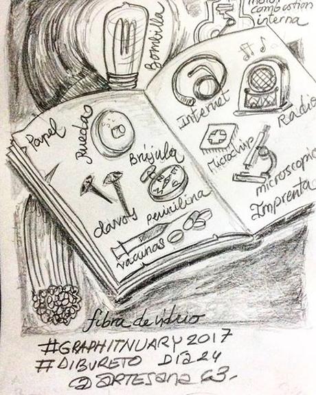 #graphitnuary2017 #DibuRetosDía 24 Por el placer de dibujar lápiz y papel