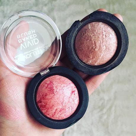 vivid baked blush makeup revolution (hard day y love me the best)