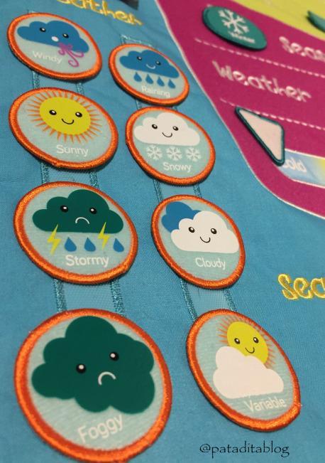 Calendario Infantil de Tela- Vida Práctica