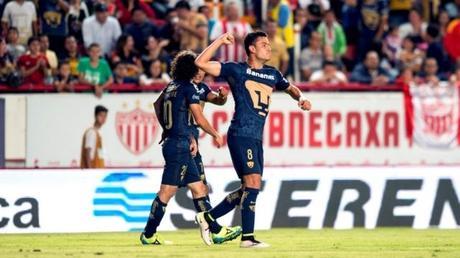 Pumas 3-1 Necaxa en J4 en Clausura 2017