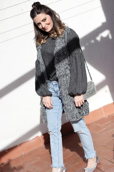 Top de mangas abullonadas Top de mangas abullonadas