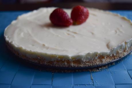 Cheesecake de Limón Sin Horno y Sin Gluten