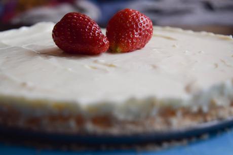 Cheesecake de Limón Sin Horno y Sin Gluten