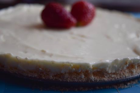 Cheesecake de Limón Sin Horno y Sin Gluten