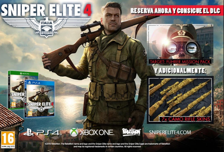 Sniper Elite 4 concreta contenidos por reservar y llegará en físico a España gracias a Badland Games