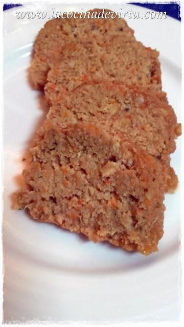 Pastel carne con Ketchup