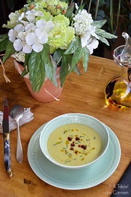 Crema de Calabacín y Cebolla