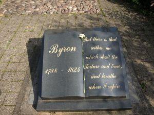 El pie de Lord Byron