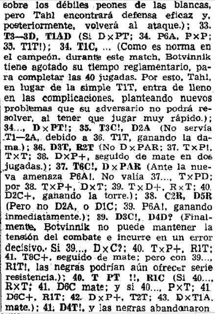 Los Mundiales de Torán - Botvinnik vs Tal 1960 (y 6)