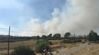 No pueden controlar el incendio de campos en Junín de los Andes
