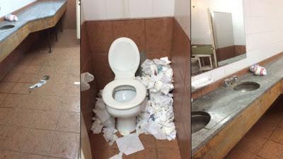 Un asco: denuncian estado deplorable de los baños en Pino Hachado