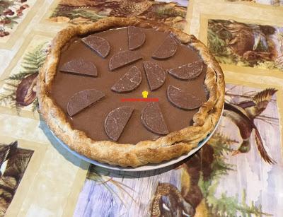 TARTA DE HOJALDRE CON GANACHÉ DE CHOCOLATE EN THERMOMIX