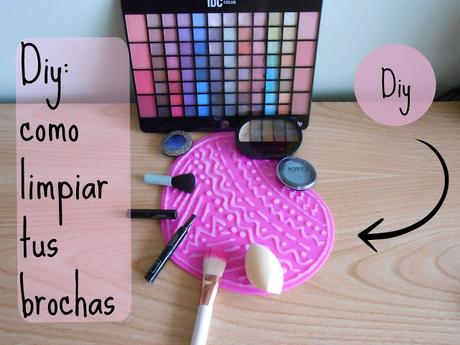 Diy: tabla para limpiar las brochas de maquillaje
