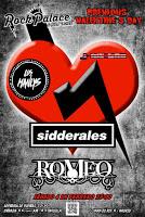 Concierto de Los Manlys, Romeo y Sidderales en Rockpalace