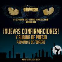 El festival Gigante prepara nuevos nombres