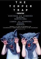 Conciertos de Nunatak y The Temper Trap en Madrid y Barcelona