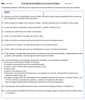 Ejemplos de Protocolos para una sana convivencia (parte I).