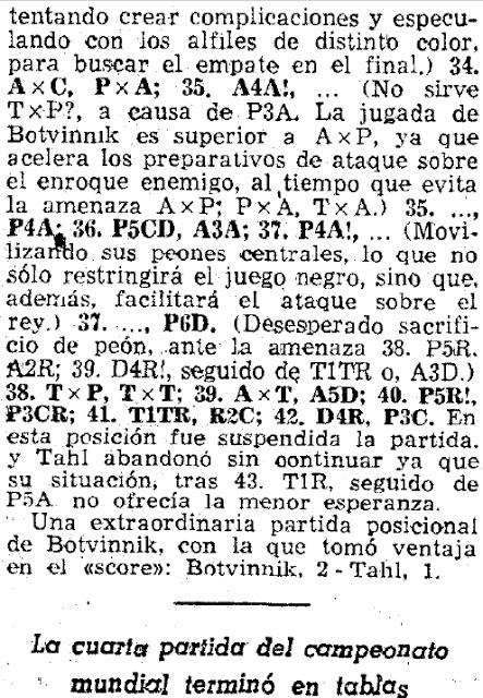 Los Mundiales de Torán - Tal vs Botvinnik 1961 (3)