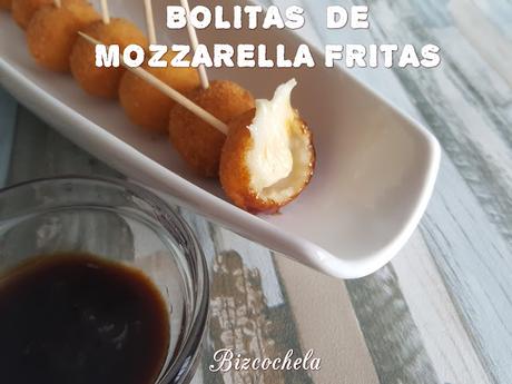 BOLITAS DE MOZZARELLA FRITAS