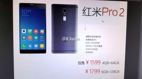 Filtran las especificaciones del Xiaomi Redmi Pro 2
