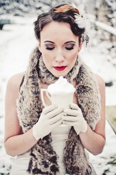 Burdeos, el color de temproada novia de invierno