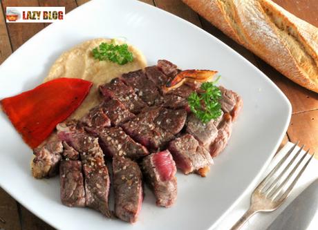 Lomo de ternera cocinado a altísima temperatura. Receta para disfrutar de la carne