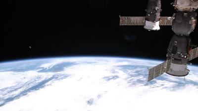 La Luna desde la Estación Espacial Internacional (ISS)