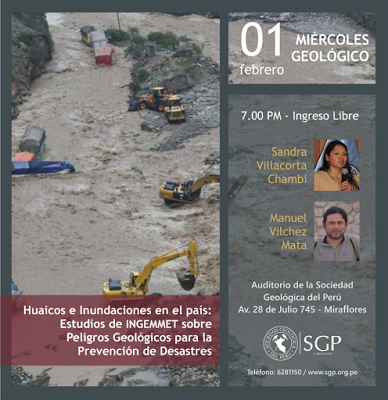 Importante asistir a este miércoles Geológico realizado e...