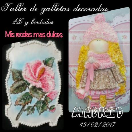 CURSOS DE GALLETAS DECORADAS (CALENDARIO DE FEBRERO 2017)