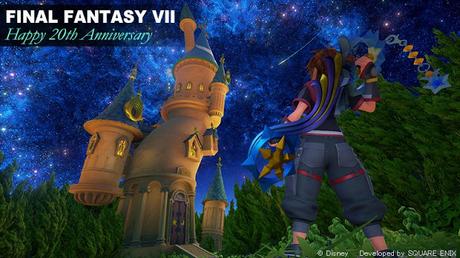 Kingdom Hearts III felicita a Final Fantasy VII con esta imagen