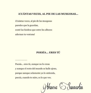 Poesía... eres tú: Poemario homenaje a G. A. Bécquer de Vanesa Sanmartín