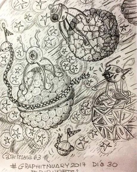 #graphitnuary2017 #DibuRetosDía 30 Por el placer de dibujar lápiz y papel