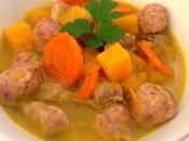 Guiso magro salchichas